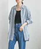 【アーバンリサーチ/URBAN RESEARCH】のソフトリネンオーバーシャツ 人気、トレンドファッション・服の通販 founy(ファニー) ファッション Fashion レディースファッション WOMEN トップス・カットソー Tops/Tshirt シャツ/ブラウス Shirts/Blouses 2024年 2024 2024春夏・S/S Ss,Spring/Summer,2024 S/S・春夏 Ss・Spring/Summer おすすめ Recommend エアリー Airy デニム Denim ベーシック Basic リネン Linen ルーズ Loose 夏 Summer 春 Spring thumbnail STRIPE|ID: prp329100004078984 ipo3291000000027848871