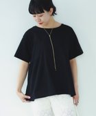 【ビームス ウイメン/BEAMS】のRay BEAMS / バックギャザー クルーネック Tシャツ BLACK|ID: prp329100004079053 ipo3291000000027561075