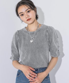 【ジーナシス/JEANASiS】のパワショルブリーチプルオーバーSS 人気、トレンドファッション・服の通販 founy(ファニー) ファッション Fashion レディースファッション WOMEN トップス・カットソー Tops/Tshirt プルオーバー Pullover クラッシュ Crash ショルダー Shoulder ダウン Down パターン Pattern フェミニン Feminine ボトム Bottom ラウンド Round ワイド Wide ヴィンテージ Vintage |ID:prp329100004079111