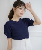 【ノエラ/Noela】の柄編みショートニット 人気、トレンドファッション・服の通販 founy(ファニー) ファッション Fashion レディースファッション WOMEN トップス・カットソー Tops/Tshirt ニット Knit Tops クロップド Cropped ショート Short ボーダー Border 無地 Plain Color thumbnail ネイビー|ID: prp329100004079243 ipo3291000000027927259