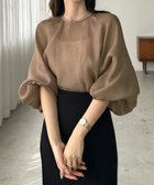 【ジュノア/JUNOAH】のLouere ボリュームスリーブトップス 人気、トレンドファッション・服の通販 founy(ファニー) ファッション Fashion レディースファッション WOMEN トップス・カットソー Tops/Tshirt ボリュームスリーブ / フリル袖 Volume Sleeve thumbnail モカ|ID: prp329100004079246 ipo3291000000027795955