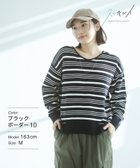 【グローバルワーク/GLOBAL WORK】のスッキレイVネックプルオーバー/975588 人気、トレンドファッション・服の通販 founy(ファニー) ファッション Fashion レディースファッション WOMEN トップス・カットソー Tops/Tshirt プルオーバー Pullover Vネック V-Neck ジャケット Jacket デコルテ Decolletage ビジネス 仕事 通勤 Business thumbnail ブラックボーダー10|ID: prp329100004079886 ipo3291000000028511988