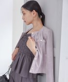 【プロポーション ボディドレッシング/PROPORTION BODY DRESSING】のフェイクスウェードノーカラーブルゾン24AW グレージュ|ID: prp329100004079965 ipo3291000000028754027