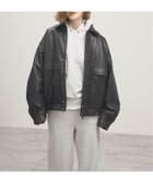 【その他のブランド/Other】のフェイクレザーブルゾン 人気、トレンドファッション・服の通販 founy(ファニー) ファッション Fashion レディースファッション WOMEN アウター Coat Outerwear ブルゾン Blouson/Jackets カーディガン Cardigan シューズ Shoes ジャケット Jacket スニーカー Sneakers デニム Denim パーカー Hoodie フレア Flare エレガント 上品 Elegant thumbnail ブラック|ID: prp329100004079990 ipo3291000000028715319