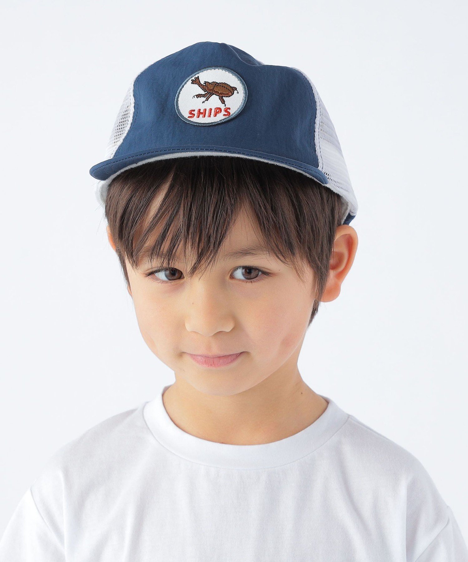 【シップス/SHIPS / KIDS】のSHIPS KIDS アニマル メッシュ キャップ インテリア・キッズ・メンズ・レディースファッション・服の通販 founy(ファニー) 　ファッション　Fashion　キッズファッション　KIDS　アニマル　Animal　キャップ　Cap　軽量　Lightweight　フィット　Fit　メッシュ　Mesh　モチーフ　Motif　おすすめ　Recommend　夏　Summer　ネイビー|ID: prp329100004080251 ipo3291000000028280621