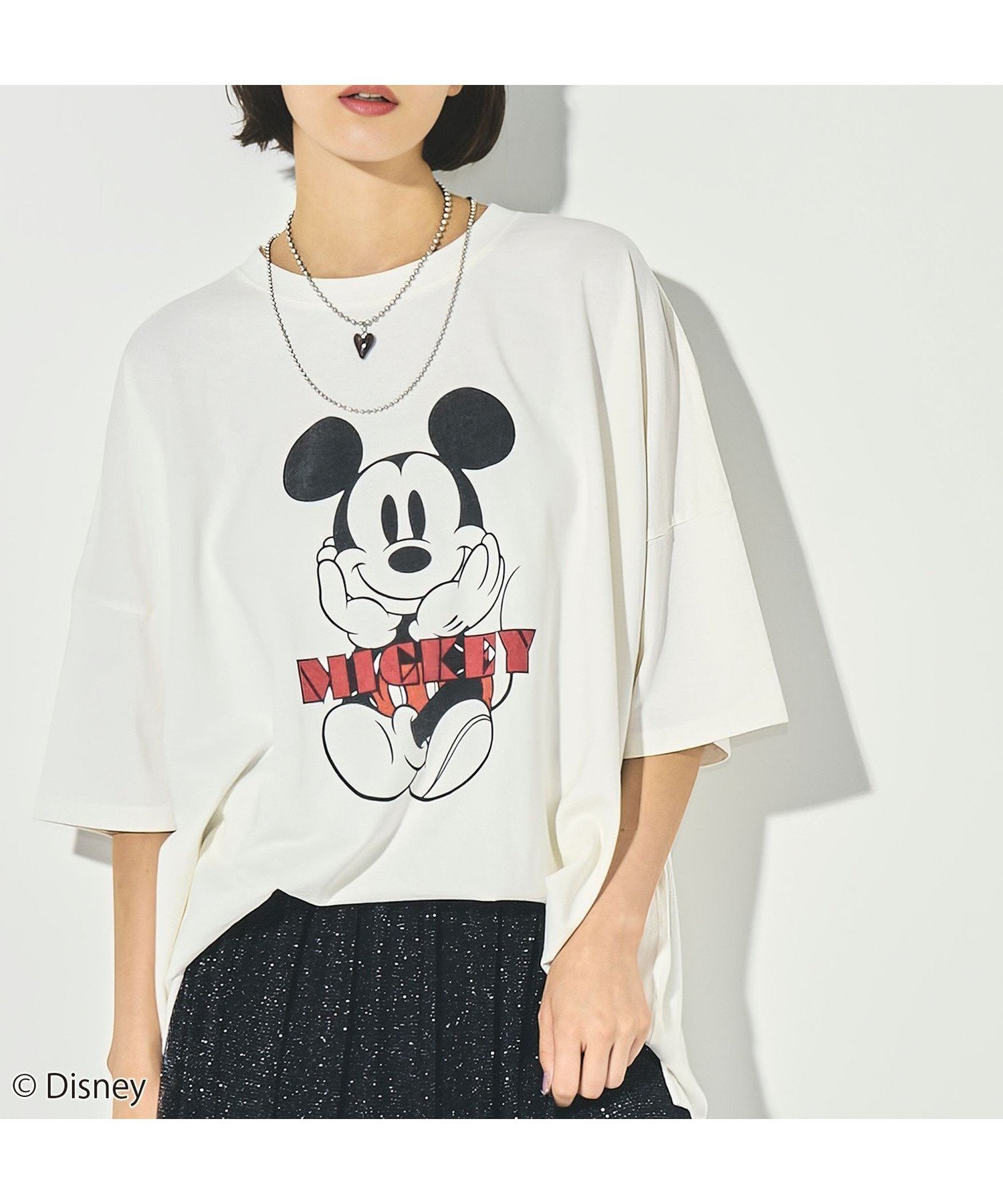 【コーエン/COEN】のcoen限定/Disney(ディズニー)アソートプリントビッグTシャツ インテリア・キッズ・メンズ・レディースファッション・服の通販 founy(ファニー) 　ファッション　Fashion　レディースファッション　WOMEN　トップス・カットソー　Tops/Tshirt　シャツ/ブラウス　Shirts/Blouses　ロング / Tシャツ　T-Shirts　おすすめ　Recommend　シンプル　Simple　デニム　Denim　トレンド　Trend　ビッグ　Big　フロント　Front　プリント　Print　ワイド　Wide　ヴィンテージ　Vintage　半袖　Short Sleeve　OFF WHITE|ID: prp329100004080589 ipo3291000000028528666