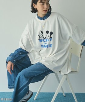 【コーエン/COEN】のcoen限定/Disney(ディズニー)アソートプリントビッグTシャツ 人気、トレンドファッション・服の通販 founy(ファニー) ファッション Fashion レディースファッション WOMEN トップス・カットソー Tops/Tshirt シャツ/ブラウス Shirts/Blouses ロング / Tシャツ T-Shirts おすすめ Recommend シンプル Simple デニム Denim トレンド Trend ビッグ Big フロント Front プリント Print ワイド Wide ヴィンテージ Vintage 半袖 Short Sleeve |ID:prp329100004080589