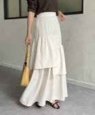 【ゼヴォン/Thevon】のランダムティアードフレアスカート 人気、トレンドファッション・服の通販 founy(ファニー) ファッション Fashion レディースファッション WOMEN スカート Skirt Aライン/フレアスカート Flared A-Line Skirts 秋 Autumn/Fall シューズ Shoes スウェット Sweat スニーカー Sneakers タンク Tank ティアードスカート Tiered Skirt フレア Flare ミュール Mule ロング Long 夏 Summer 2024年 2024 2024春夏・S/S Ss,Spring/Summer,2024 エレガント 上品 Elegant thumbnail オフホワイト|ID: prp329100004080639 ipo3291000000028752800