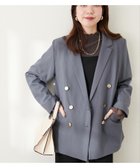 【ナチュラルクチュール/natural couture】のべこべこ金釦テーラードジャケット グレー系その他|ID: prp329100004081091 ipo3291000000028826078