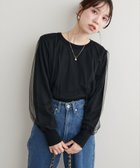 【ナチュラルクチュール/natural couture】のチュールレイヤードニットプルオーバー 人気、トレンドファッション・服の通販 founy(ファニー) ファッション Fashion レディースファッション WOMEN トップス・カットソー Tops/Tshirt ニット Knit Tops プルオーバー Pullover 2024年 2024 2024-2025秋冬・A/W Aw/Autumn/Winter/Fw/Fall/2024-2025 インナー Inner キャミワンピース Cami Dress サロペット Overalls シンプル Simple ダウン Down デニム Denim フレア Flare マーメイド Mermaid エレガント 上品 Elegant thumbnail ブラック|ID: prp329100004081092 ipo3291000000028772668