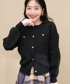 【ナチュラルクチュール/natural couture】のポリニット金釦ポケ付きカーディガン 人気、トレンドファッション・服の通販 founy(ファニー) ファッション Fashion レディースファッション WOMEN トップス・カットソー Tops/Tshirt ニット Knit Tops カーディガン Cardigans 2024年 2024 2024-2025秋冬・A/W Aw/Autumn/Winter/Fw/Fall/2024-2025 インナー Inner カーディガン Cardigan キャミソール Camisole キャミワンピース Cami Dress タンク Tank トレンド Trend ベーシック Basic ポケット Pocket thumbnail ブラック|ID: prp329100004081098 ipo3291000000028631861