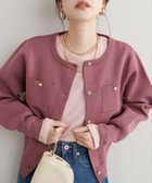 【ナチュラルクチュール/natural couture】のポリニット金釦ポケ付きカーディガン 人気、トレンドファッション・服の通販 founy(ファニー) ファッション Fashion レディースファッション WOMEN トップス・カットソー Tops/Tshirt ニット Knit Tops カーディガン Cardigans 2024年 2024 2024-2025秋冬・A/W Aw/Autumn/Winter/Fw/Fall/2024-2025 インナー Inner カーディガン Cardigan キャミソール Camisole キャミワンピース Cami Dress タンク Tank トレンド Trend ベーシック Basic ポケット Pocket thumbnail ピンク系その他|ID: prp329100004081098 ipo3291000000028631873