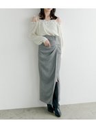 【スナイデル/SNIDEL】のドレープタイトホックスカート 人気、トレンドファッション・服の通販 founy(ファニー) 雑誌掲載アイテム Magazine Items ファッション雑誌 Fashion Magazines キャンキャン CanCam ファッション Fashion レディースファッション WOMEN スカート Skirt イエロー Yellow 10月号 October Issue サテン Satin スタイリッシュ Stylish ストレート Straight スリット Slit 雑誌 Magazine ツイード Tweed トレンド Trend ドレープ Drape バランス Balance フィット Fit フロント Front おすすめ Recommend エレガント 上品 Elegant thumbnail GRY[006]|ID: prp329100004081195 ipo3291000000028715026