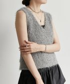 【ゼヴォン/Thevon】のフェザーヤーンVネックベスト 人気、トレンドファッション・服の通販 founy(ファニー) ファッション Fashion レディースファッション WOMEN アウター Coat Outerwear トップス・カットソー Tops/Tshirt ベスト/ジレ Gilets/Vests Vネック V-Neck 2024年 2024 2024-2025秋冬・A/W Aw/Autumn/Winter/Fw/Fall/2024-2025 おすすめ Recommend インナー Inner トレンド Trend フェザーヤーン Feather Yarn ベスト Vest ミックス Mix 夏 Summer 秋 Autumn/Fall thumbnail グレー|ID: prp329100004081207 ipo3291000000028479451