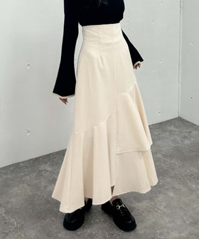 【アルシーヴ/archives】のアシメラッフルティアードスカート/ 人気、トレンドファッション・服の通販 founy(ファニー) ファッション Fashion レディースファッション WOMEN スカート Skirt ティアードスカート Tiered Skirts アシンメトリー Asymmetry フィット Fit 人気 Popularity 定番 Standard |ID:prp329100004081219