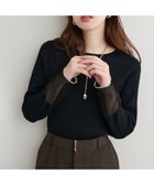 【ナチュラルクチュール/natural couture】の袖口シアーリブニット 人気、トレンドファッション・服の通販 founy(ファニー) ファッション Fashion レディースファッション WOMEN トップス・カットソー Tops/Tshirt ニット Knit Tops 2024年 2024 2024-2025秋冬・A/W Aw/Autumn/Winter/Fw/Fall/2024-2025 インナー Inner キャミソール Camisole サロペット Overalls シアー Sheer シンプル Simple スリット Slit エレガント 上品 Elegant thumbnail ブラック|ID: prp329100004081247 ipo3291000000029071695