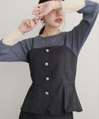 【ナチュラルクチュール/natural couture】の袖口シアーリブニット 人気、トレンドファッション・服の通販 founy(ファニー) ファッション Fashion レディースファッション WOMEN トップス・カットソー Tops/Tshirt ニット Knit Tops 2024年 2024 2024-2025秋冬・A/W Aw/Autumn/Winter/Fw/Fall/2024-2025 インナー Inner キャミソール Camisole サロペット Overalls シアー Sheer シンプル Simple スリット Slit エレガント 上品 Elegant thumbnail ブルー系その他|ID: prp329100004081247 ipo3291000000029071697