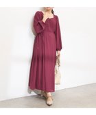 【ナチュラルクチュール/natural couture】の【canami】ハートネック両サイドプリーツワンピース 人気、トレンドファッション・服の通販 founy(ファニー) ファッション Fashion レディースファッション WOMEN ワンピース Dress カーディガン Cardigan ジャケット Jacket デニム Denim ドレープ Drape フェミニン Feminine フレア Flare プリーツ Pleats リボン Ribbon A/W・秋冬 Aw・Autumn/Winter・Fw・Fall-Winter おすすめ Recommend 2024年 2024 2024-2025秋冬・A/W Aw/Autumn/Winter/Fw/Fall/2024-2025 thumbnail ボルドー|ID: prp329100004081265 ipo3291000000028701737