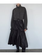 【スナイデル/SNIDEL】のベルトオンギャザーフレアスカート 人気、トレンドファッション・服の通販 founy(ファニー) ファッション Fashion レディースファッション WOMEN スカート Skirt Aライン/フレアスカート Flared A-Line Skirts ベルト Belts ウェーブ Wave ギャザー Gather ジップ Zip ストレート Straight タフタ Taffeta トレンド Trend フィット Fit ポケット Pocket モチーフ Motif おすすめ Recommend エレガント 上品 Elegant thumbnail BLK[009]|ID: prp329100004081291 ipo3291000000027778818