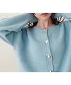 【ナチュラルクチュール/natural couture】のハート釦クルーネックカーデ 人気、トレンドファッション・服の通販 founy(ファニー) ファッション Fashion レディースファッション WOMEN カーディガン Cardigan コンパクト Compact シンプル Simple ダウン Down デニム Denim フェミニン Feminine フレア Flare 羽織 Haori マーメイド Mermaid 2024年 2024 2024-2025秋冬・A/W Aw/Autumn/Winter/Fw/Fall/2024-2025 thumbnail サックスブルー|ID: prp329100004081302 ipo3291000000029200619