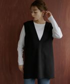 【サニーレーベル/Sonny Label / URBAN RESEARCH】の『WEB限定』リバーシブルメルトンジャージベスト 人気、トレンドファッション・服の通販 founy(ファニー) ファッション Fashion レディースファッション WOMEN アウター Coat Outerwear トップス・カットソー Tops/Tshirt ベスト/ジレ Gilets/Vests 2024年 2024 2024-2025秋冬・A/W Aw/Autumn/Winter/Fw/Fall/2024-2025 A/W・秋冬 Aw・Autumn/Winter・Fw・Fall-Winter 冬 Winter インナー Inner シンプル Simple スリット Slit タートルネック Turtleneck ベスト Vest リバーシブル Reversible ロング Long 秋 Autumn/Fall thumbnail ブラック|ID: prp329100004081349 ipo3291000000028680239