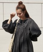 【フリークスストア/FREAK'S STORE】の限定展開 インド コットンツイル ボリュームスリーブ ワンピース 24AW 人気、トレンドファッション・服の通販 founy(ファニー) ファッション Fashion レディースファッション WOMEN ワンピース Dress 2024年 2024 2024-2025秋冬・A/W Aw/Autumn/Winter/Fw/Fall/2024-2025 A/W・秋冬 Aw・Autumn/Winter・Fw・Fall-Winter 冬 Winter インド India スリーブ Sleeve パイピング Piping フェミニン Feminine フロント Front リボン Ribbon レース Race エレガント 上品 Elegant 切替 Switching thumbnail ブラック|ID: prp329100004081350 ipo3291000000028530163