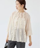 【イエナ/IENA】のシアーガーゼラッフルブラウス 人気、トレンドファッション・服の通販 founy(ファニー) ファッション Fashion レディースファッション WOMEN トップス・カットソー Tops/Tshirt シャツ/ブラウス Shirts/Blouses 2024年 2024 2024-2025秋冬・A/W Aw/Autumn/Winter/Fw/Fall/2024-2025 おすすめ Recommend クラシカル Classical ダウン Down デニム Denim ドレス Dress フリル Frills 別注 Special Order thumbnail ナチュラル|ID: prp329100004081458 ipo3291000000027868039