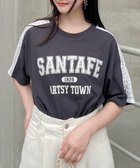 【イング/INGNI】の袖レースドッキングカレッジロゴT 人気、トレンドファッション・服の通販 founy(ファニー) ファッション Fashion レディースファッション WOMEN トップス・カットソー Tops/Tshirt 2024年 2024 2024春夏・S/S Ss,Spring/Summer,2024 S/S・春夏 Ss・Spring/Summer アクセサリー Accessories シンプル Simple デニム Denim フェミニン Feminine レース Race 夏 Summer 春 Spring thumbnail チャコールグレー|ID: prp329100004081687 ipo3291000000028365636