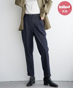 【イッカ/ikka】の【雑誌InRed web10月号掲載】GOKU楽パンツ ストレッチテーパード 人気、トレンドファッション・服の通販 founy(ファニー) 雑誌掲載アイテム Magazine Items ファッション雑誌 Fashion Magazines インレッド InRed ファッション Fashion レディースファッション WOMEN パンツ Pants 10月号 October Issue ストレッチ Stretch ツイル Twill 雑誌 Magazine |ID:prp329100004081964