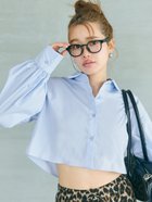 【コカ/COCA】のクロップドシャツ 人気、トレンドファッション・服の通販 founy(ファニー) ファッション Fashion レディースファッション WOMEN トップス・カットソー Tops/Tshirt シャツ/ブラウス Shirts/Blouses ショート Short ストライプ Stripe ポケット Pocket 夏 Summer 定番 Standard 羽織 Haori thumbnail Lt.blue|ID: prp329100004082246 ipo3291000000028156637