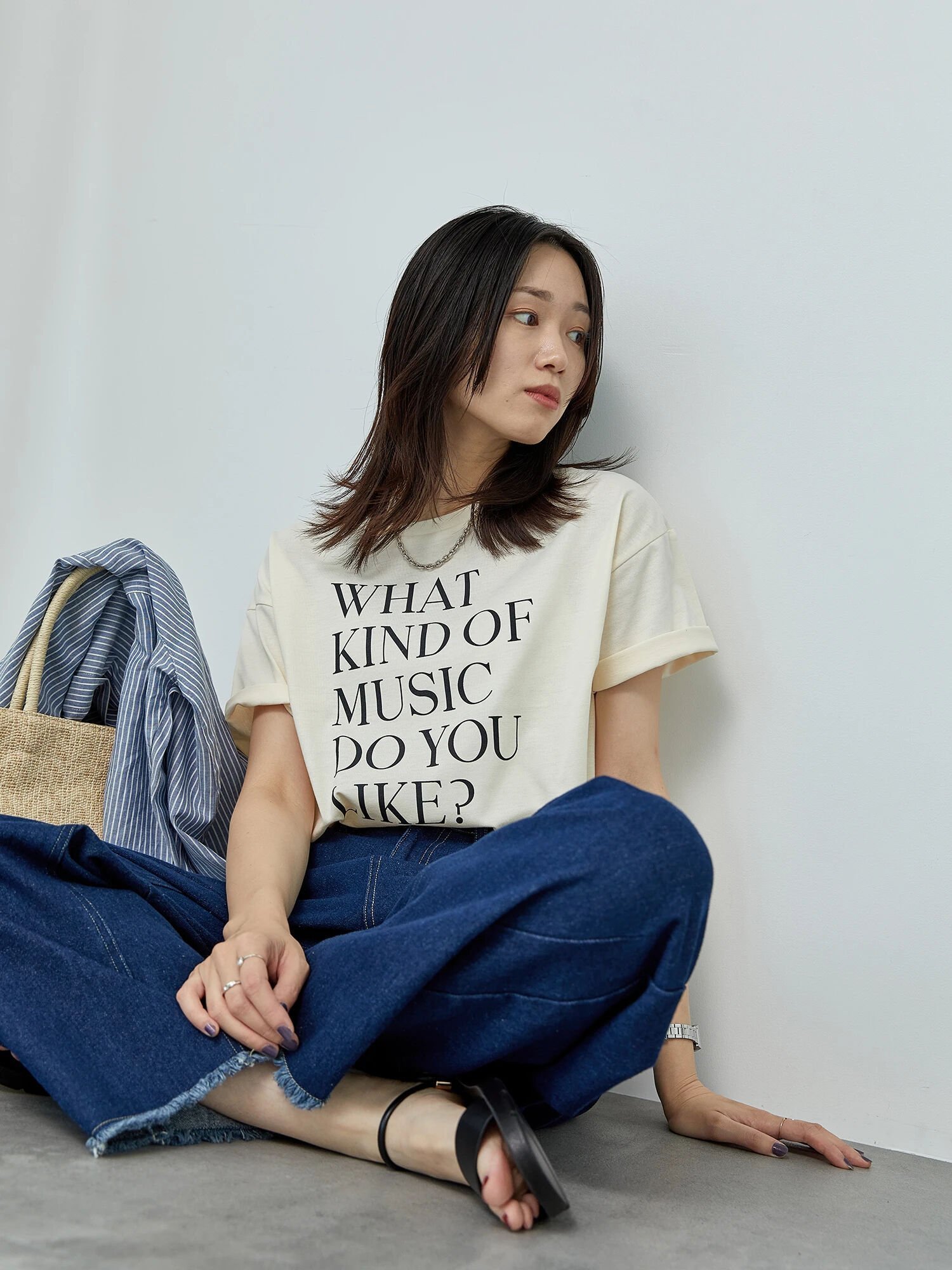 【サマンサモスモス/Samansa Mos2】の【接触冷感】ロゴプリントTシャツ 人気、トレンドファッション・服の通販 founy(ファニー) 　ファッション　Fashion　レディースファッション　WOMEN　トップス・カットソー　Tops/Tshirt　シャツ/ブラウス　Shirts/Blouses　ロング / Tシャツ　T-Shirts　シンプル　Simple　プリント　Print　ラウンド　Round　 other-1|ID: prp329100004082838 ipo3291000000028775236