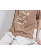 【サマンサモスモス/Samansa Mos2】の【接触冷感】ロゴプリントTシャツ 人気、トレンドファッション・服の通販 founy(ファニー) ファッション Fashion レディースファッション WOMEN トップス・カットソー Tops/Tshirt シャツ/ブラウス Shirts/Blouses ロング / Tシャツ T-Shirts シンプル Simple プリント Print ラウンド Round thumbnail モカ|ID: prp329100004082838 ipo3291000000028775241