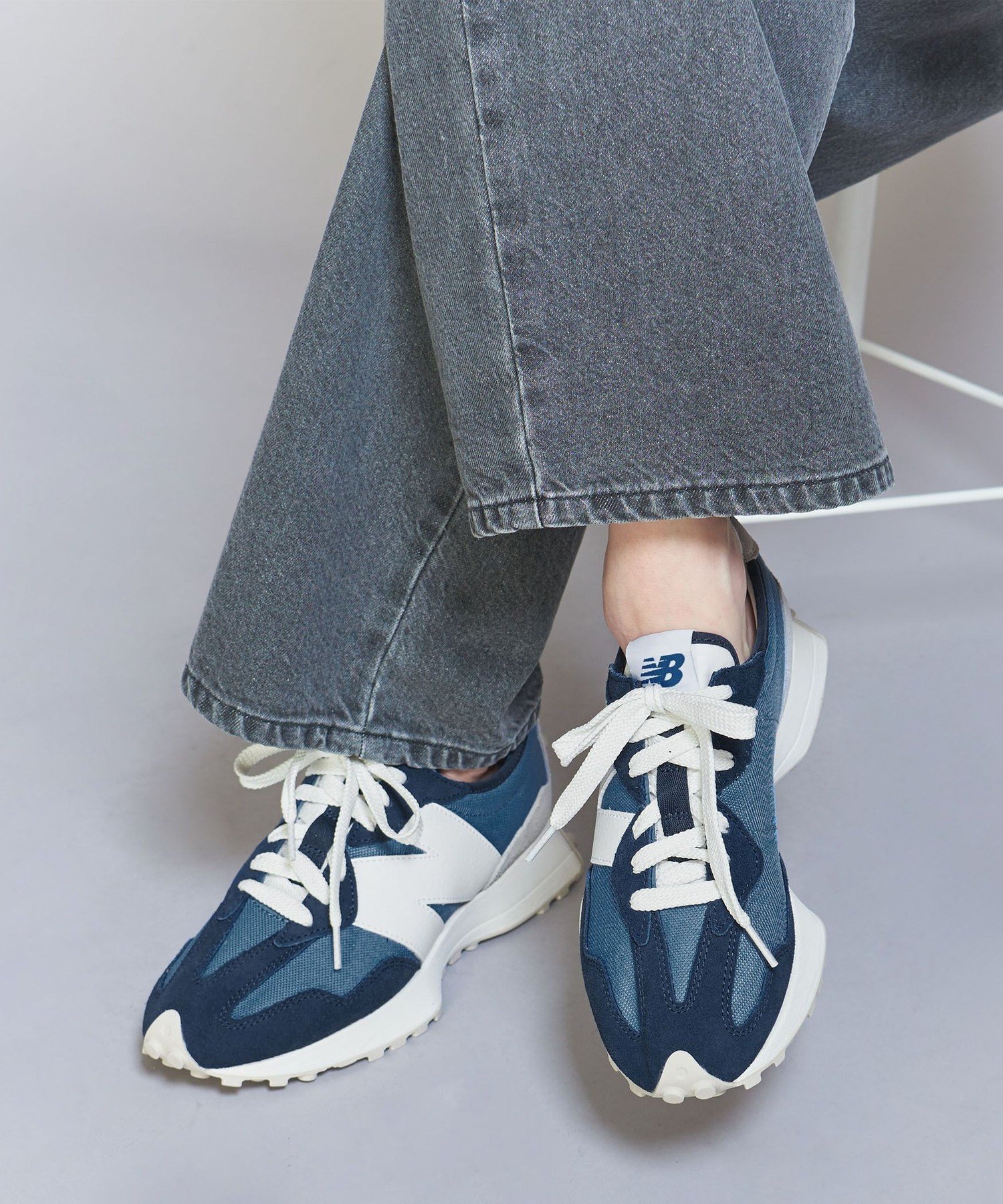 【ビューティ&ユース ユナイテッドアローズ/BEAUTY&YOUTH / UNITED ARROWS】のNew Balance U327 スエード*メッシュ/スニーカー インテリア・キッズ・メンズ・レディースファッション・服の通販 founy(ファニー) 　ファッション　Fashion　レディースファッション　WOMEN　シューズ　Shoes　スエード　Suede　スニーカー　Sneakers　ビッグ　Big　フィット　Fit　フォルム　Form　メッシュ　Mesh　NAVY|ID: prp329100004083049 ipo3291000000029044726