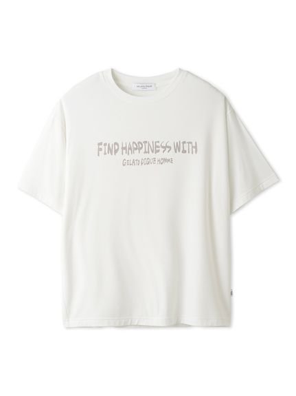 【ジェラート ピケ/gelato pique】の【HOMME】メッセージワンポイントロゴTシャツ 人気、トレンドファッション・服の通販 founy(ファニー) 　ファッション　Fashion　レディースファッション　WOMEN　トップス・カットソー　Tops/Tshirt　シャツ/ブラウス　Shirts/Blouses　ロング / Tシャツ　T-Shirts　とろみ　Thickness　なめらか　Smooth　カーディガン　Cardigan　シンプル　Simple　プリント　Print　ワンポイント　One Point　 other-1|ID: prp329100004083327 ipo3291000000028300374