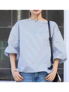 【コカ/COCA】のテールカット袖ふわブラウス 人気、トレンドファッション・服の通販 founy(ファニー) ファッション Fashion レディースファッション WOMEN トップス・カットソー Tops/Tshirt シャツ/ブラウス Shirts/Blouses 2024年 2024 2024春夏・S/S Ss,Spring/Summer,2024 シンプル Simple ストライプ Stripe スリーブ Sleeve バルーン Balloon ポケット Pocket thumbnail Stripe|ID: prp329100004083380 ipo3291000000027617244