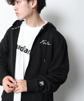 【ジップファイブ/ZIP FIVE】の筆記体刺繍ジップアップフードパーカー 人気、トレンドファッション・服の通販 founy(ファニー) ファッション Fashion レディースファッション WOMEN トップス・カットソー Tops/Tshirt パーカ Sweats シンプル Simple スウェット Sweat スポーツ Sports |ID:prp329100004083850