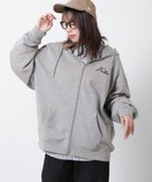 【ジップファイブ/ZIP FIVE】の筆記体刺繍ジップアップフードパーカー 人気、トレンドファッション・服の通販 founy(ファニー) ファッション Fashion レディースファッション WOMEN トップス・カットソー Tops/Tshirt パーカ Sweats シンプル Simple スウェット Sweat スポーツ Sports thumbnail 杢グレー|ID: prp329100004083850 ipo3291000000028917893