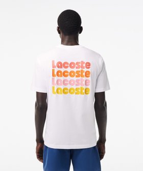 【ラコステ/LACOSTE / MEN】のリピートネームバックプリントTシャツ 人気、トレンドファッション・服の通販 founy(ファニー) ファッション Fashion メンズファッション MEN フロント Front プリント Print メンズ Mens ワンポイント One Point 人気 Popularity |ID:prp329100004083972