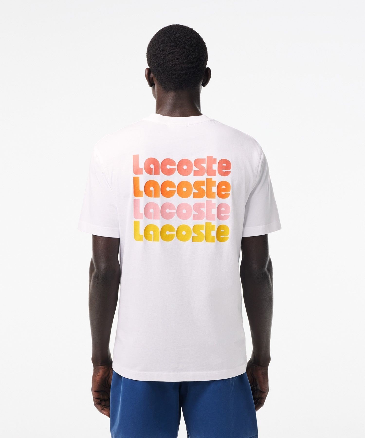 【ラコステ/LACOSTE / MEN】のリピートネームバックプリントTシャツ 人気、トレンドファッション・服の通販 founy(ファニー) 　ファッション　Fashion　メンズファッション　MEN　フロント　Front　プリント　Print　メンズ　Mens　ワンポイント　One Point　人気　Popularity　 other-1|ID: prp329100004083972 ipo3291000000028734264