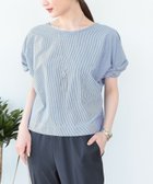 【ビームス ハート/BEAMS HEART】のBEAMS HEART / ツイストスリーブ プルオーバー 2024 summer 人気、トレンドファッション・服の通販 founy(ファニー) ファッション Fashion レディースファッション WOMEN トップス・カットソー Tops/Tshirt プルオーバー Pullover 2024年 2024 2024春夏・S/S Ss,Spring/Summer,2024 シンプル Simple スリーブ Sleeve ツイスト Twist デニム Denim バランス Balance フェミニン Feminine 夏 Summer thumbnail 【WEB限定】SAX STRIPE|ID: prp329100004084084 ipo3291000000028811723