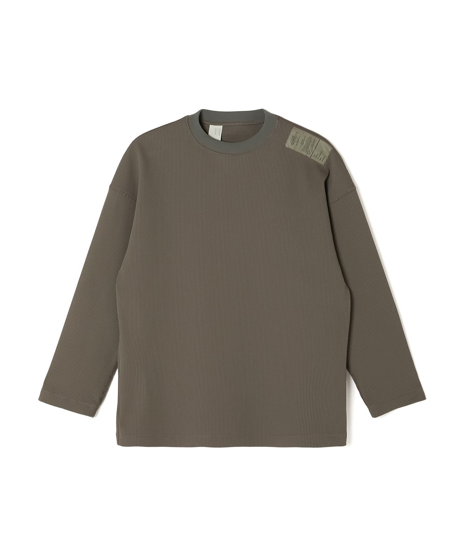 【エヌ.ハリウッド/N.HOOLYWOOD / MEN】のLONG SLEEVE T-SHIRT インテリア・キッズ・メンズ・レディースファッション・服の通販 founy(ファニー) 　ファッション　Fashion　メンズファッション　MEN　コレクション　Collection　ショルダー　Shoulder　スリーブ　Sleeve　ドロップ　Drop　パウダー　Powder　ボックス　Box　ミリタリー　Military　ランダム　Random　ロング　Long　ワッフル　Waffle　BEIGE|ID: prp329100004084682 ipo3291000000028770618