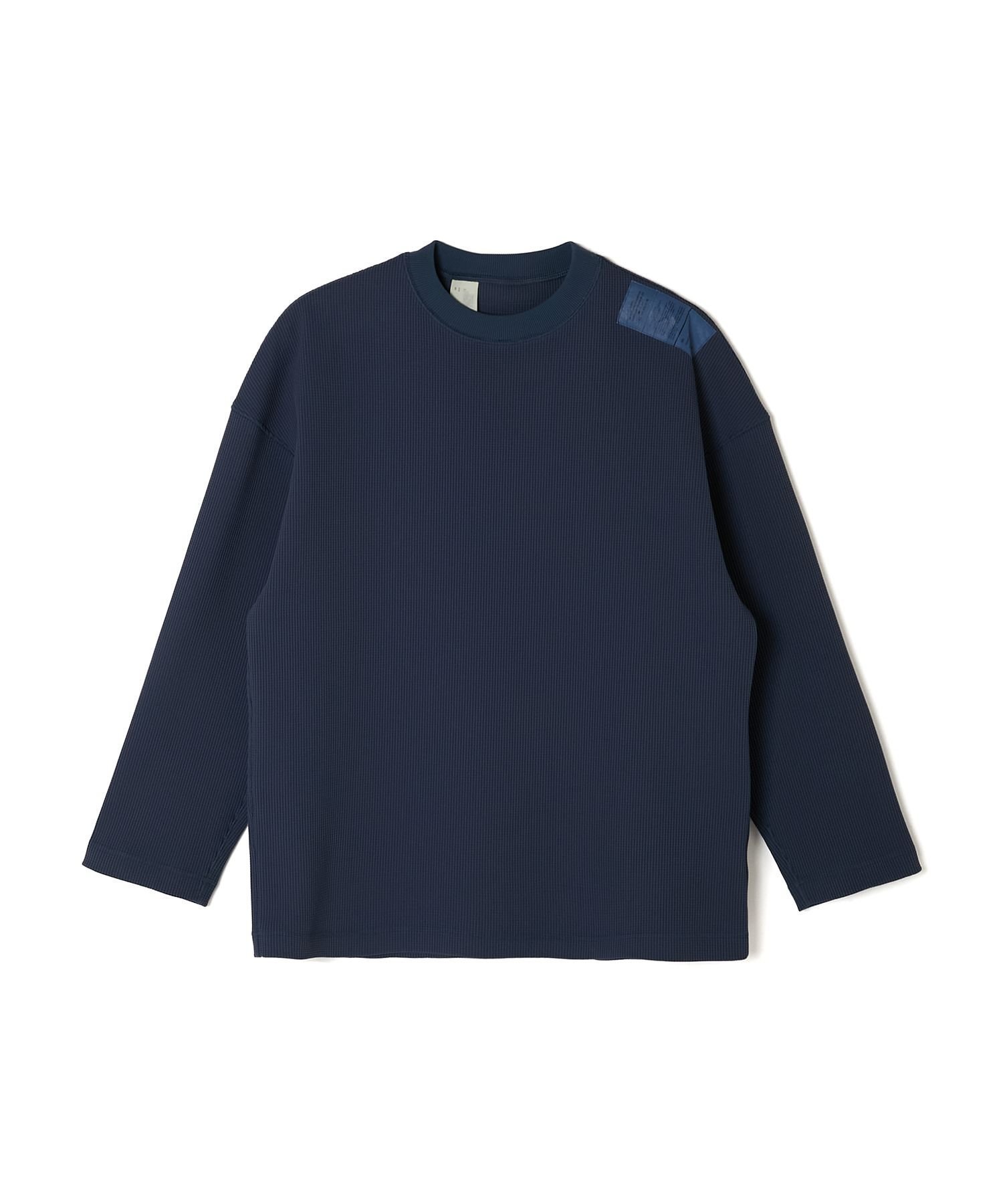 【エヌ.ハリウッド/N.HOOLYWOOD / MEN】のLONG SLEEVE T-SHIRT インテリア・キッズ・メンズ・レディースファッション・服の通販 founy(ファニー) 　ファッション　Fashion　メンズファッション　MEN　コレクション　Collection　ショルダー　Shoulder　スリーブ　Sleeve　ドロップ　Drop　パウダー　Powder　ボックス　Box　ミリタリー　Military　ランダム　Random　ロング　Long　ワッフル　Waffle　BLUEGRAY|ID: prp329100004084682 ipo3291000000028770620