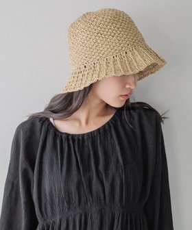 【ローリーズファーム/LOWRYS FARM】 ペーパークロシェHAT人気、トレンドファッション・服の通販 founy(ファニー) ファッション Fashion レディースファッション WOMEN 帽子 Hats ペーパー Paper 夏 Summer 手編み Hand Knitting |ID:prp329100004085838