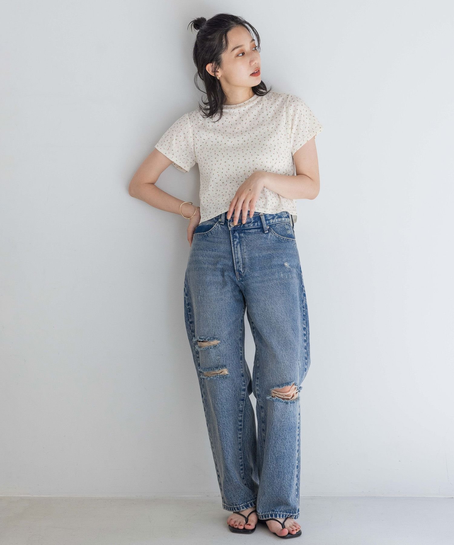 【ローリーズファーム/LOWRYS FARM】のパターンメッシュSS 人気、トレンドファッション・服の通販 founy(ファニー) 　ファッション　Fashion　レディースファッション　WOMEN　おすすめ　Recommend　インナー　Inner　コンパクト　Compact　サロペット　Overalls　デニム　Denim　パターン　Pattern　プリント　Print　メッシュ　Mesh　ワイド　Wide　 other-1|ID: prp329100004085846 ipo3291000000027741028