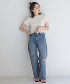 【ローリーズファーム/LOWRYS FARM】のパターンメッシュSS 人気、トレンドファッション・服の通販 founy(ファニー) ファッション Fashion レディースファッション WOMEN おすすめ Recommend インナー Inner コンパクト Compact サロペット Overalls デニム Denim パターン Pattern プリント Print メッシュ Mesh ワイド Wide thumbnail アイボリー08|ID: prp329100004085846 ipo3291000000027741029