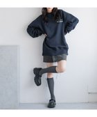 【ローリーズファーム/LOWRYS FARM】のカスタムBIGウラケプルオーバーLS 人気、トレンドファッション・服の通販 founy(ファニー) ファッション Fashion レディースファッション WOMEN トップス・カットソー Tops/Tshirt プルオーバー Pullover A/W・秋冬 Aw・Autumn/Winter・Fw・Fall-Winter おすすめ Recommend サテン Satin チェック Check デニム Denim thumbnail ネイビー88|ID: prp329100004085889 ipo3291000000028788325