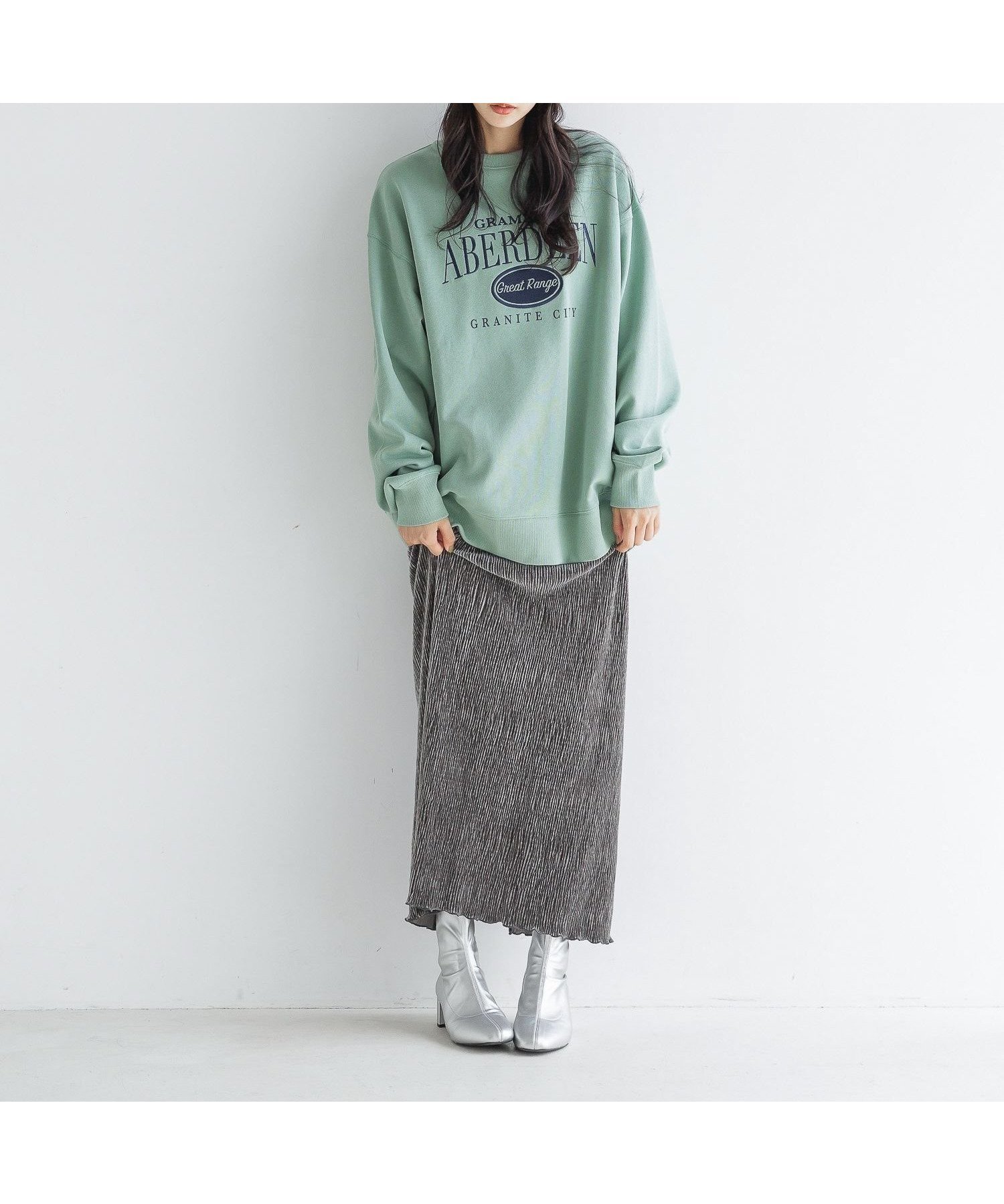 【ローリーズファーム/LOWRYS FARM】のUSAウラケロゴLS 人気、トレンドファッション・服の通販 founy(ファニー) 　ファッション　Fashion　レディースファッション　WOMEN　おすすめ　Recommend　ショート　Short　シンプル　Simple　スウェット　Sweat　タイトスカート　Tight Skirt　デニム　Denim　トレンド　Trend　ロング　Long　定番　Standard　 other-1|ID: prp329100004085895 ipo3291000000028552100