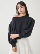 【スナイデル/SNIDEL】のアシメオフショルスウェットプルオーバー 人気、トレンドファッション・服の通販 founy(ファニー) ファッション Fashion レディースファッション WOMEN トップス・カットソー Tops/Tshirt パーカ Sweats プルオーバー Pullover スウェット Sweat ウェーブ Wave オフショル Off Shoulder ショルダー Shoulder シンプル Simple スウェット Sweat デコルテ Decolletage トレンド Trend バランス Balance バルーン Balloon ベーシック Basic ボトム Bottom おすすめ Recommend thumbnail NVY[089]|ID: prp329100004087288 ipo3291000000028716742