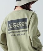 【その他のブランド/Other】のGERRY ジェリー 別注 マウンテン ボックスロゴ バックプリント 長袖Tシャツ カーキ|ID: prp329100004087495 ipo3291000000028899629