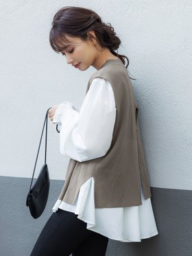 【コカ/COCA】 ベストセットブラウス人気、トレンドファッション・服の通販 founy(ファニー) ファッション Fashion レディースファッション WOMEN アウター Coat Outerwear トップス・カットソー Tops/Tshirt シャツ/ブラウス Shirts/Blouses ベスト/ジレ Gilets/Vests おすすめ Recommend クール Cool スリット Slit スリーブ Sleeve ベスト Vest ポケット Pocket |ID:prp329100004087579